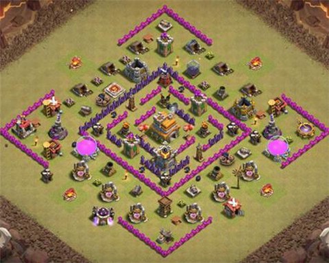 部落冲突7本怎么杀王